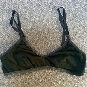 34 a/b BrookThere triangle bra in fern